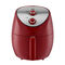 Household Oil Free Digital Fryer Red Color With Detachable Frying Basket